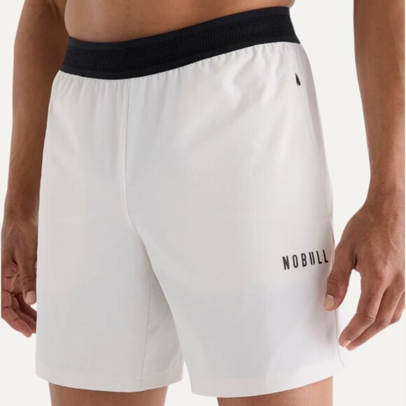 NWT Men's NOBULL Solid Stretch Shorts (7 inch) - Picture 1 of 7